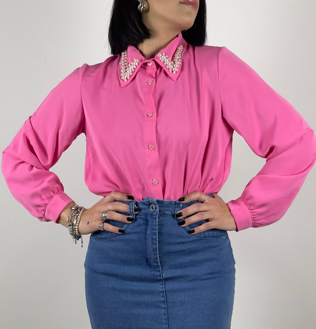 Camicia Perlage
