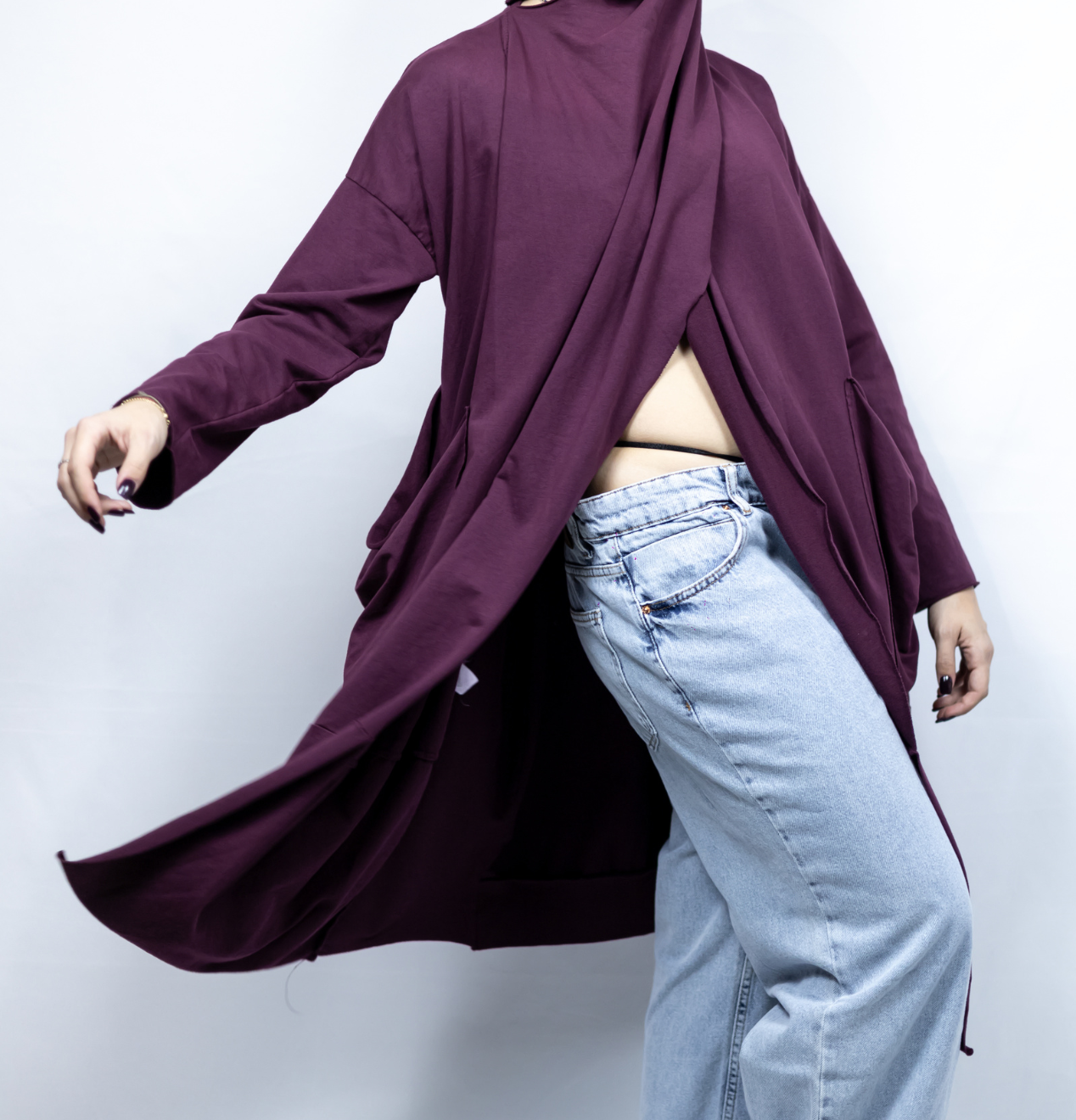 Cardigan Purple