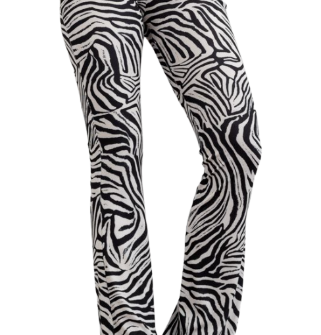 Pantaloni con stampa animalier
