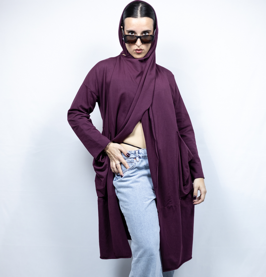 Cardigan Purple