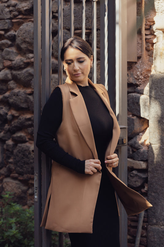 Blazer smanicato